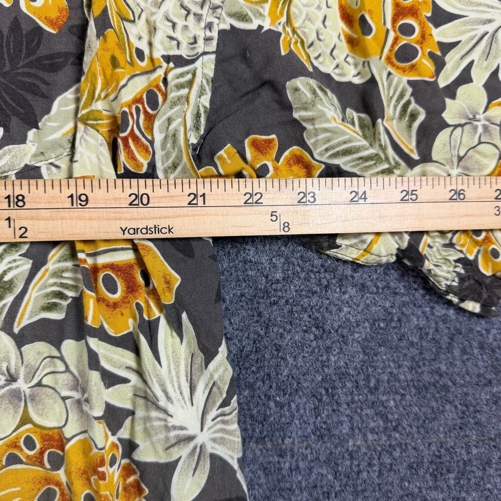 Vintage 90s Panhandle Slim Western Tropical Hawaiian Rayon Button Up Size XL - Picture 7 of 8